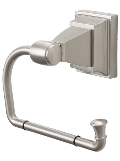 Stratton Toilet Paper Hook in Satin Nickel.